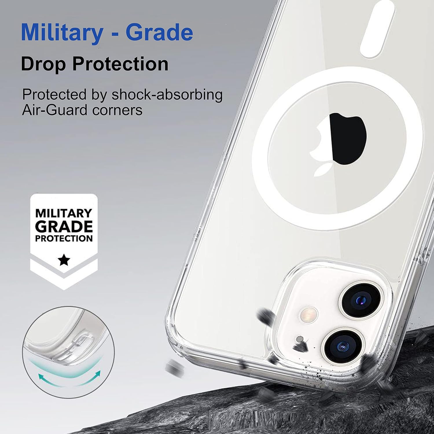 iPhone 12 Mini / 13 Mini Clear Case with MagSafe