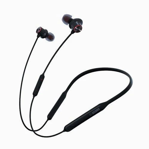 Oneplus Bullets Z2 Bluetooth Wireless in Ear Earphones with Mic, Bombastic Bass - 12.4 mm Drivers, 10 Mins Charge - 20 Hrs Music, 30 Hrs Battery Life, IP55 Dust and Water Resistant (Magico Black)