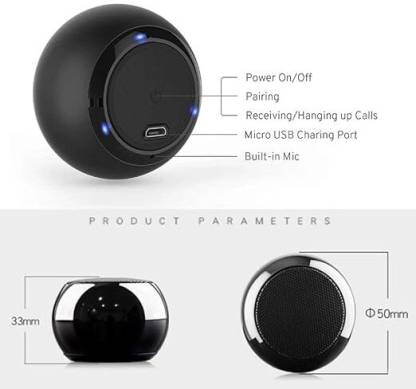 MINI BOOST 4 W Bluetooth Home Audio Speaker  (Multicolor, 4.1 Channel)