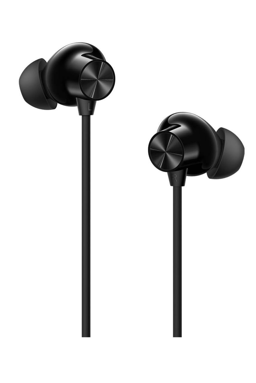 Oneplus Bullets Z2 Bluetooth Wireless in Ear Earphones with Mic, Bombastic Bass - 12.4 mm Drivers, 10 Mins Charge - 20 Hrs Music, 30 Hrs Battery Life, IP55 Dust and Water Resistant (Magico Black)